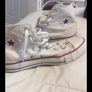 High top white converse